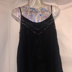 PJK black embezzled top